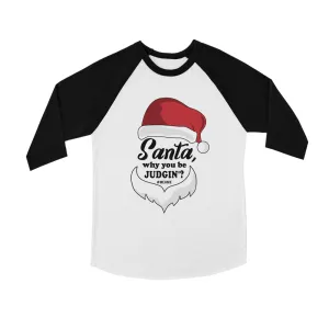 Santa Be Judging Youth Baseball Jersey