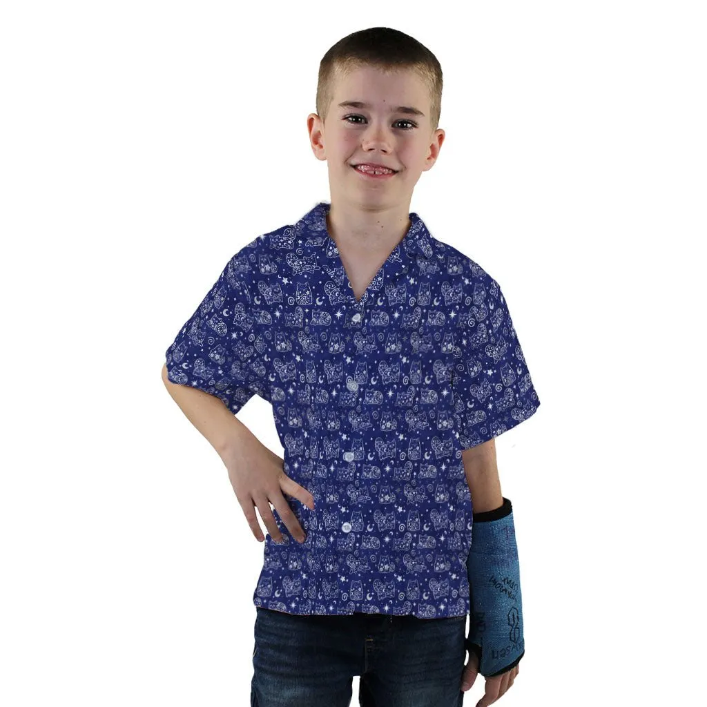 Star Cats Youth Hawaiian Shirt