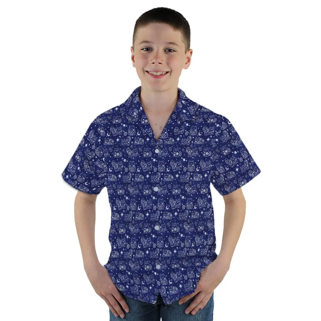 Star Cats Youth Hawaiian Shirt