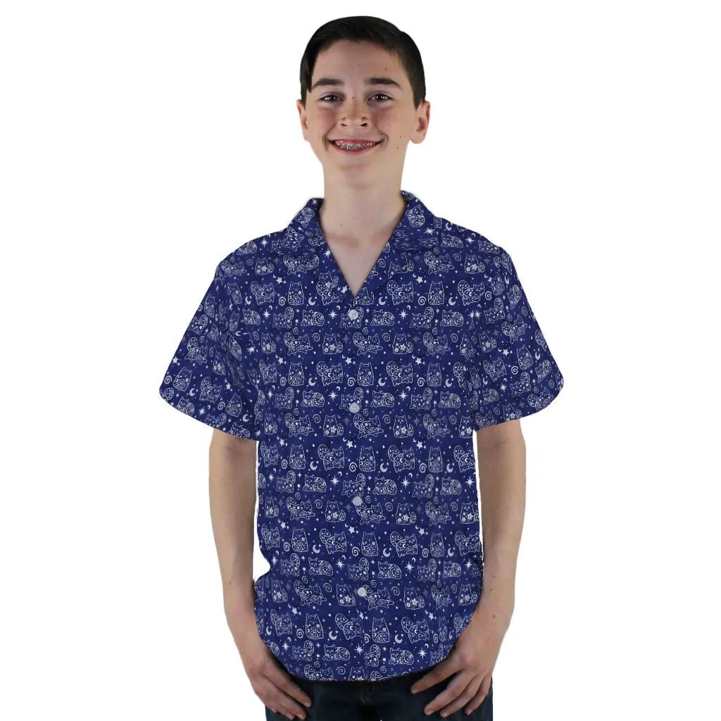 Star Cats Youth Hawaiian Shirt