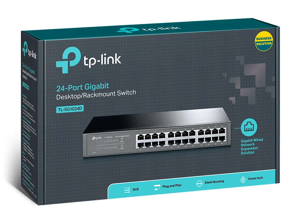 Tp-Link Tl-Sg1024d 24 Port Desktop/Rackmount Gigabit Switch