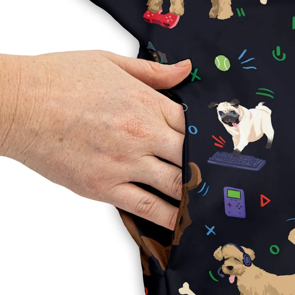 Video Game Dogs Dark Dress